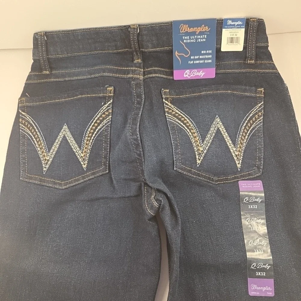 WRANGLER Ultimate Riding Jean‎ Q-Baby Boot Cut Stretch Women's NWT Size 3x32